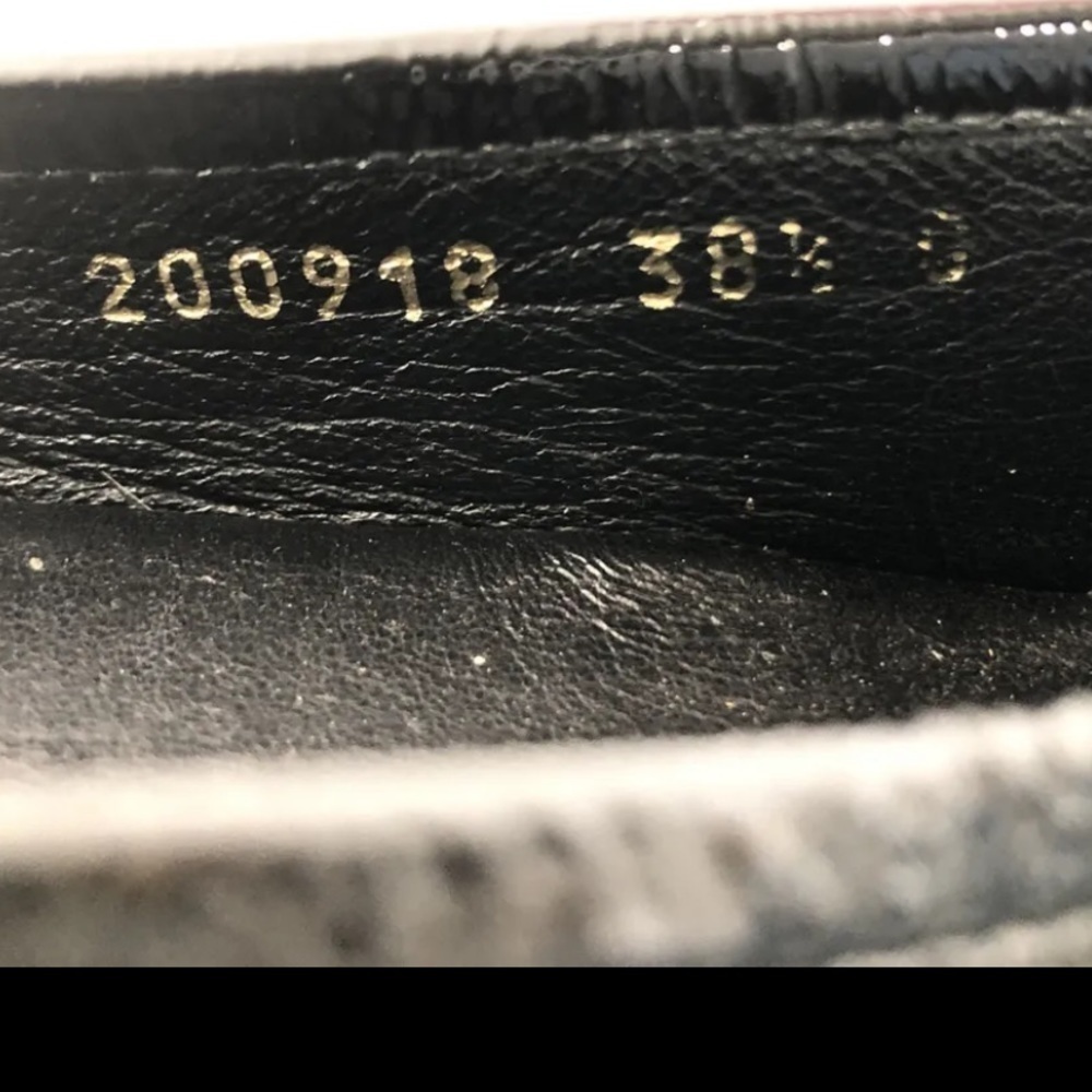 Gucci horse bit loafers/drivers in black leather and gunmetal hardware size 38.5 - Picture 10 of 10